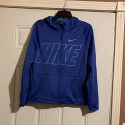 Nike kids Blue Zip-Up Hoodie