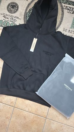 Black Essentials Hoodie