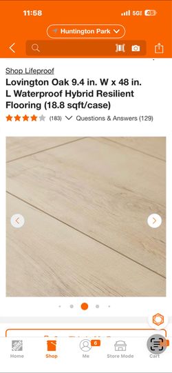 Lifeproof cashiers oak