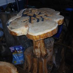 Hand Crafted End Table 