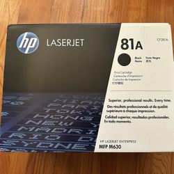 New HP LaserJet 81 CF281A for MFP M630 Laser Printer Black Tita Negra Toner - Cartridge