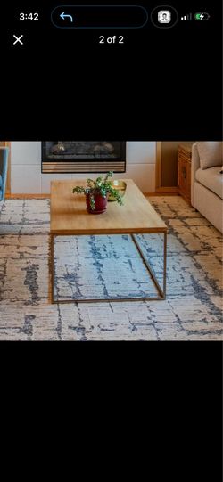 West elm coffee table