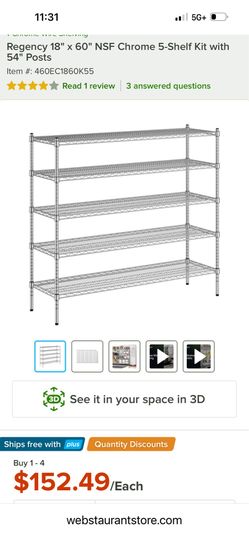 Metal storage racks
