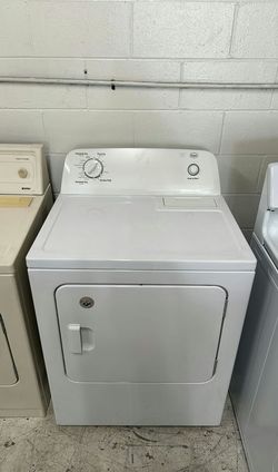 Roper Basic Dryer White - Push To Start Automatic Dry