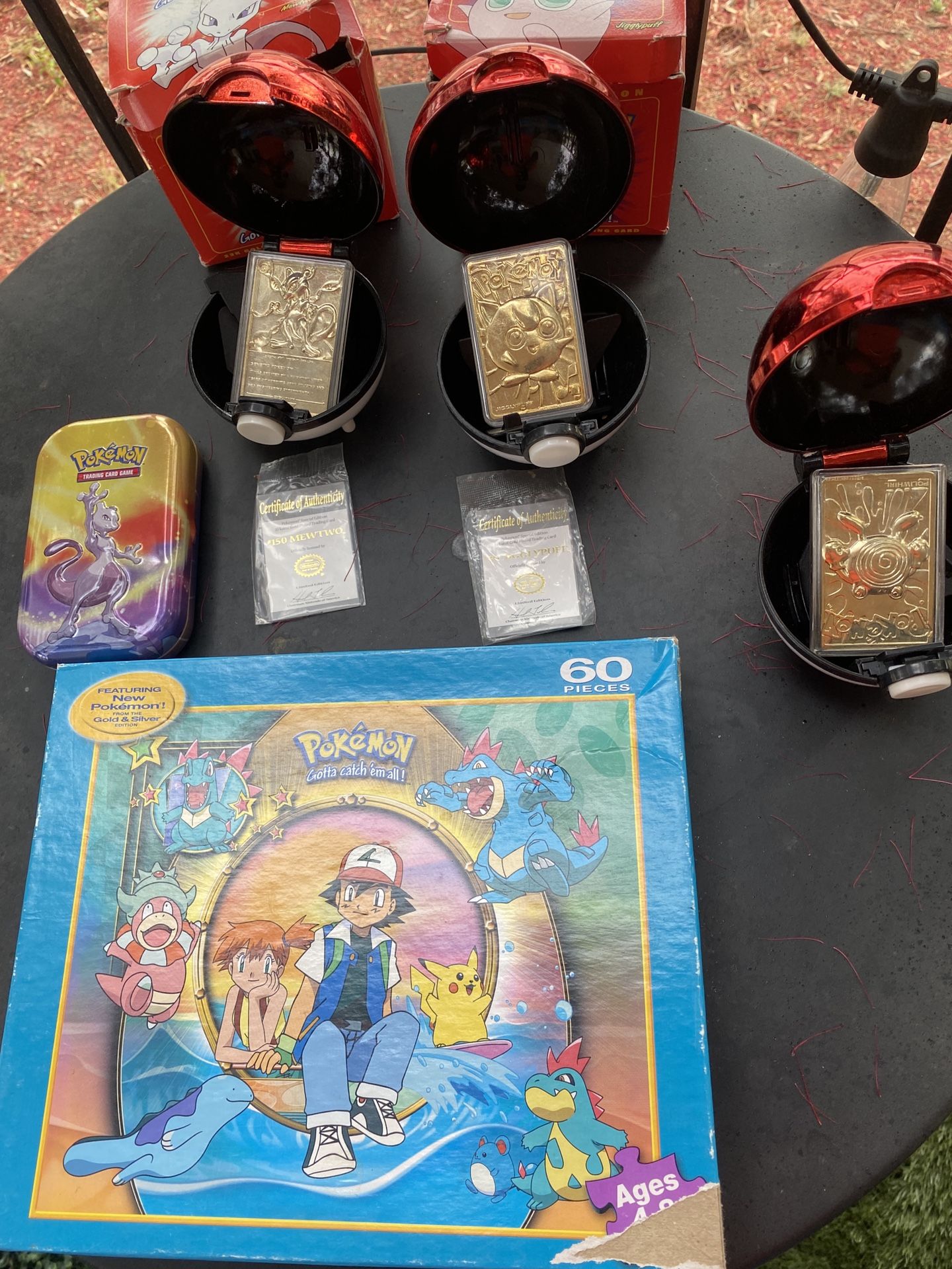 pokemon 23 karat gold plated trading cards Vintage Pokmon Pikachu 23K Gold-Plated Card  Burger King Promo (1999  GoldenFishGames POKMON 23 K Gold-Plated Trading