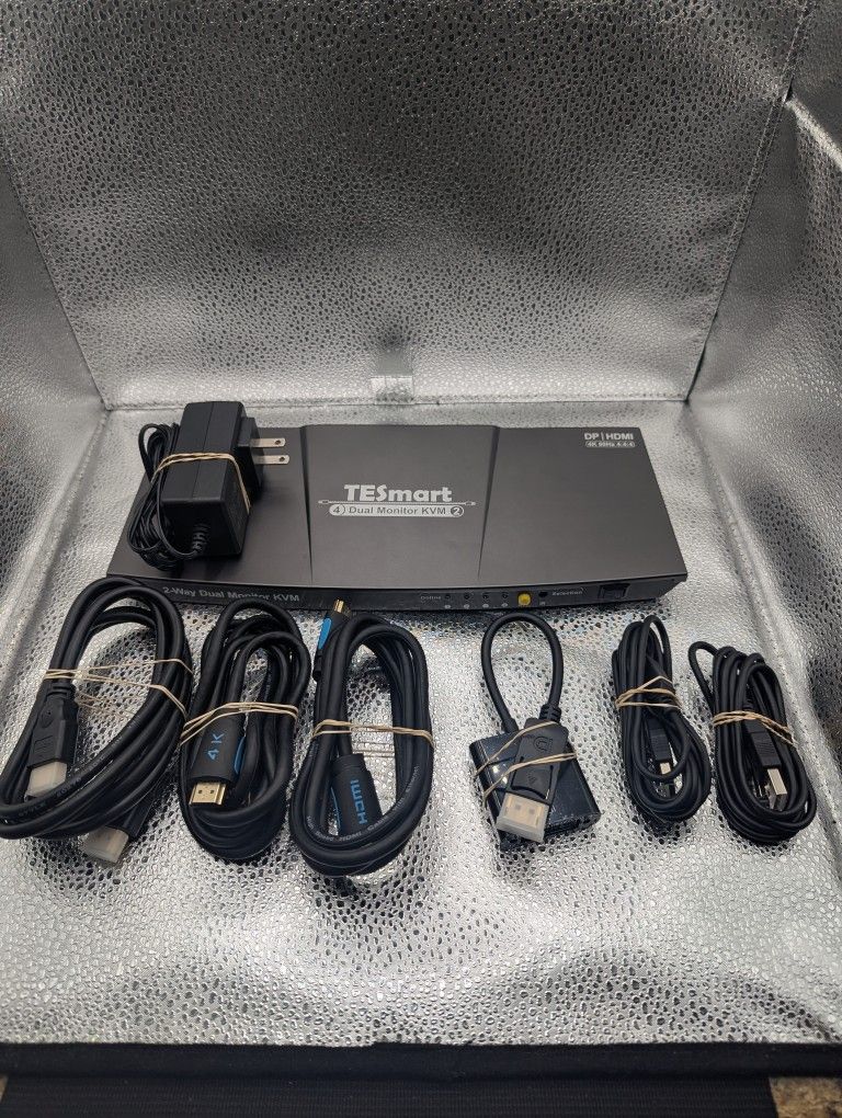 TES SMART M:HDK0402A1U DUAL MONITOR KVM