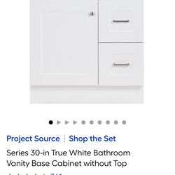 Bathroom vanity  top sold separately