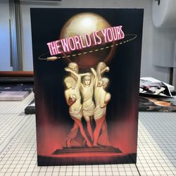 Poster Foam Board The World Is Yours Scarface Narcos Gangster Cartel