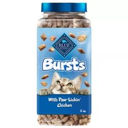Blue Buffalo Bursts Crunchy Cat Treats - Chicken, Natural 12 Oz
