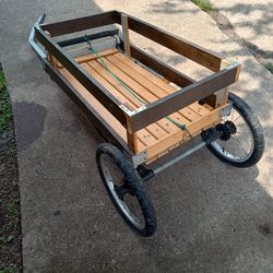 Wagon For Bicycle It's Really Good Condition It Was Never Finished As Is 25$