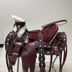 Montura charra de cuero