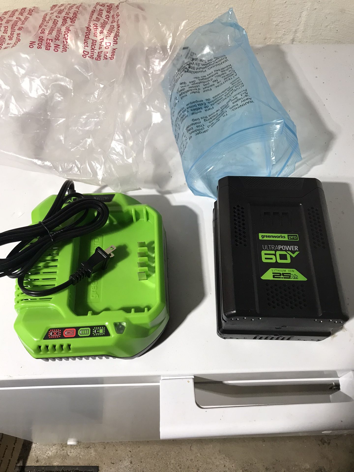 Greenworks Battery And Charger