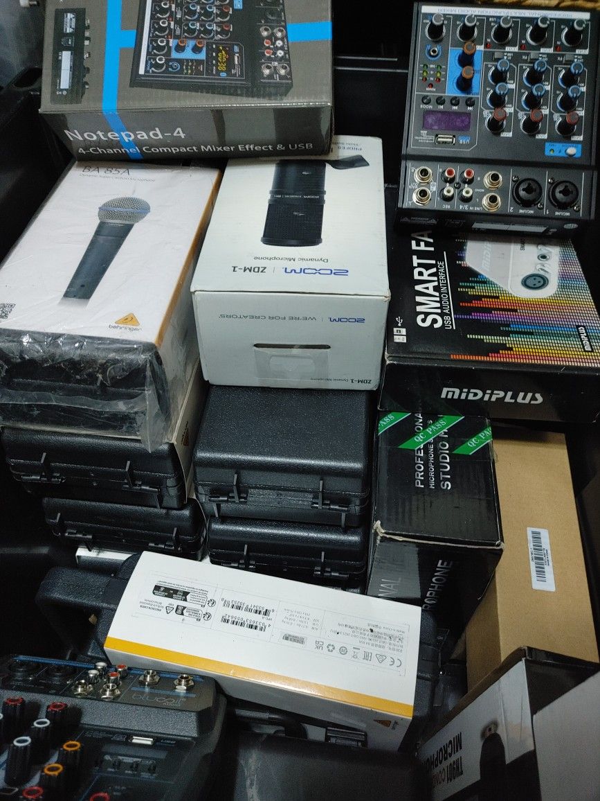 Massive Audio Collection Microphone Interfaces & More