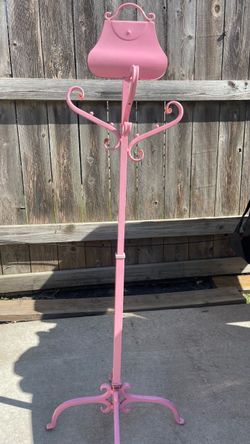 Pink Metal Purse Display Stand