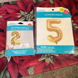 Birthday balloons