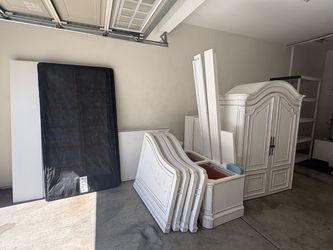 FREE: 2 Matching Daybeds with Trundles & Armoire