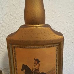 empty vintage Beams choice whiskey