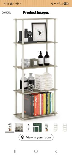 open shelf 5 tier