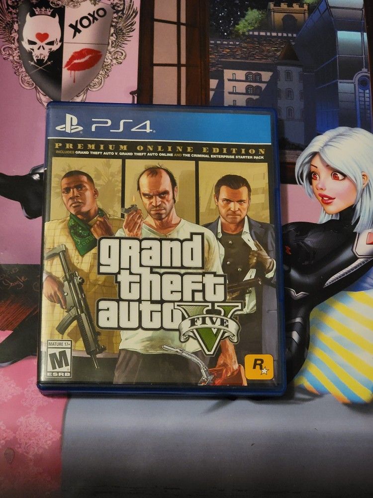 Grand Theft Auto V- (Sony PlayStation 4) 🚢🌳🚢