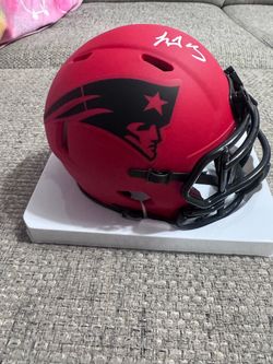 LeGarrette Blount Signed Autograph New England Patriots Rave Mini Helmet- JSA