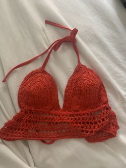 Knitted bathing suit