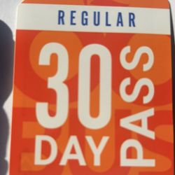 OCTA 30 day Bus Pass