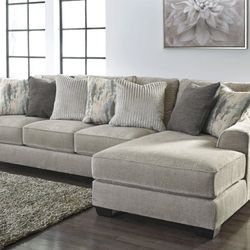 Ardsley Pewter RAF Large Sofa Chaise

