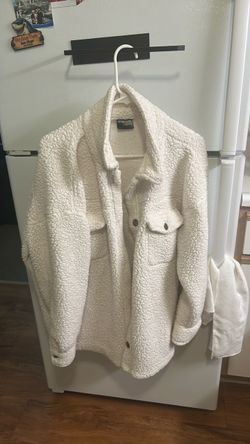 White sweater jacket