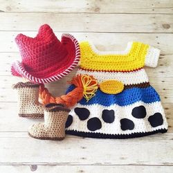 Baby Girl Halloween Costume Disney Crochet Jessie Toy Story