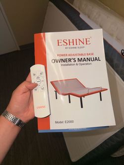 Twin XL Adjustable Bed Base + Mattress – Like New