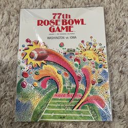 Washington Huskies 1991 Rose Bowl Program
