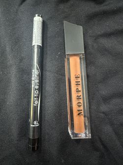 Black Eyeliner & Morphe Lip Bundle