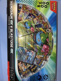 Pokemon Trading Card Game: Venusaur ex and Blastoise ex Premium Collection GameStop Exclusive