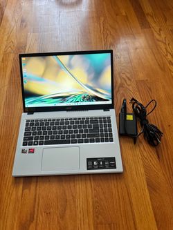 15.6 inches Acer Aspire A315-24PT Touchscreen Laptop Win11 Ryzen 5 7520U @2.8Ghz NVME 512Gb RAM 16Gb Microsoft Office  - Firmed Price - Work Great - N
