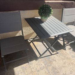 Patio table and chairs