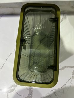 Transparent Trash Can