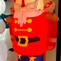 Brand New In Box Inflatable, Nutcracker, Christmas Decoration For Inside And Outdoors, 