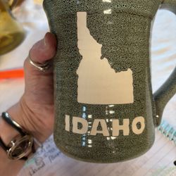 Real Beautiful Coffee Mug Real Big Deep Hand Made In Idaho 