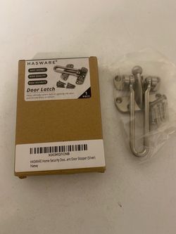 New Silver Door Latch