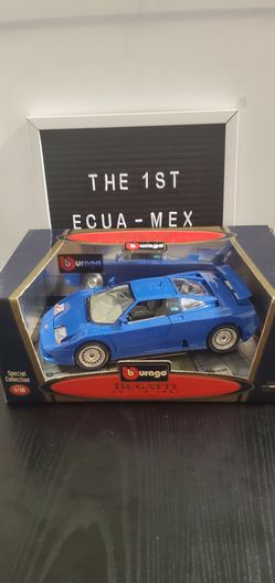 scale diecast model of the 1991 Bugatti