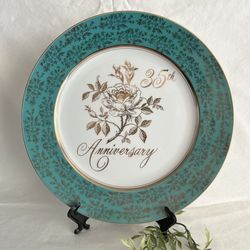 NORCREST • Vintage “35th Anniversary” Plate (10”)