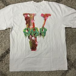V lone Juice Wrld 999 Big Face Graphic T Shirt Size XL New White Fighting Demons