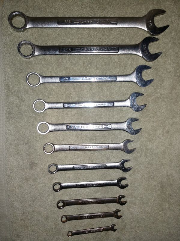 Craftsman Wrench Set Wrenches Sets You Choose Tool Lot Tools Craftsman Wrench Set Wrenches Sets You Choose Tool Lot Tools Mechanic Machinery In San Go Ca Offerup