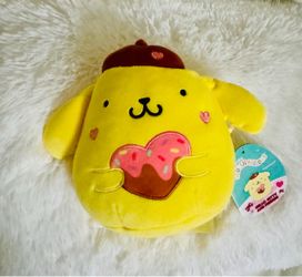 Sanrio Pompompurin Plush Stuffed Animal 6.5”