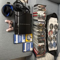 PS3 with backward compatibility and PS3-PS2-PS1 games