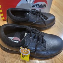 Avenger Work Boots Men's Steel Toe Safety Oxford Work Shoes, Size 7.5 W
