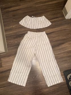 Faithful the brand size 6 Fun and flirty cropped top and palazzo pants.