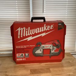 6232-21 Milwaukee Deep Cut Variable Speed Band Kit Electric