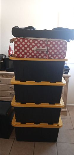 Two storage bins