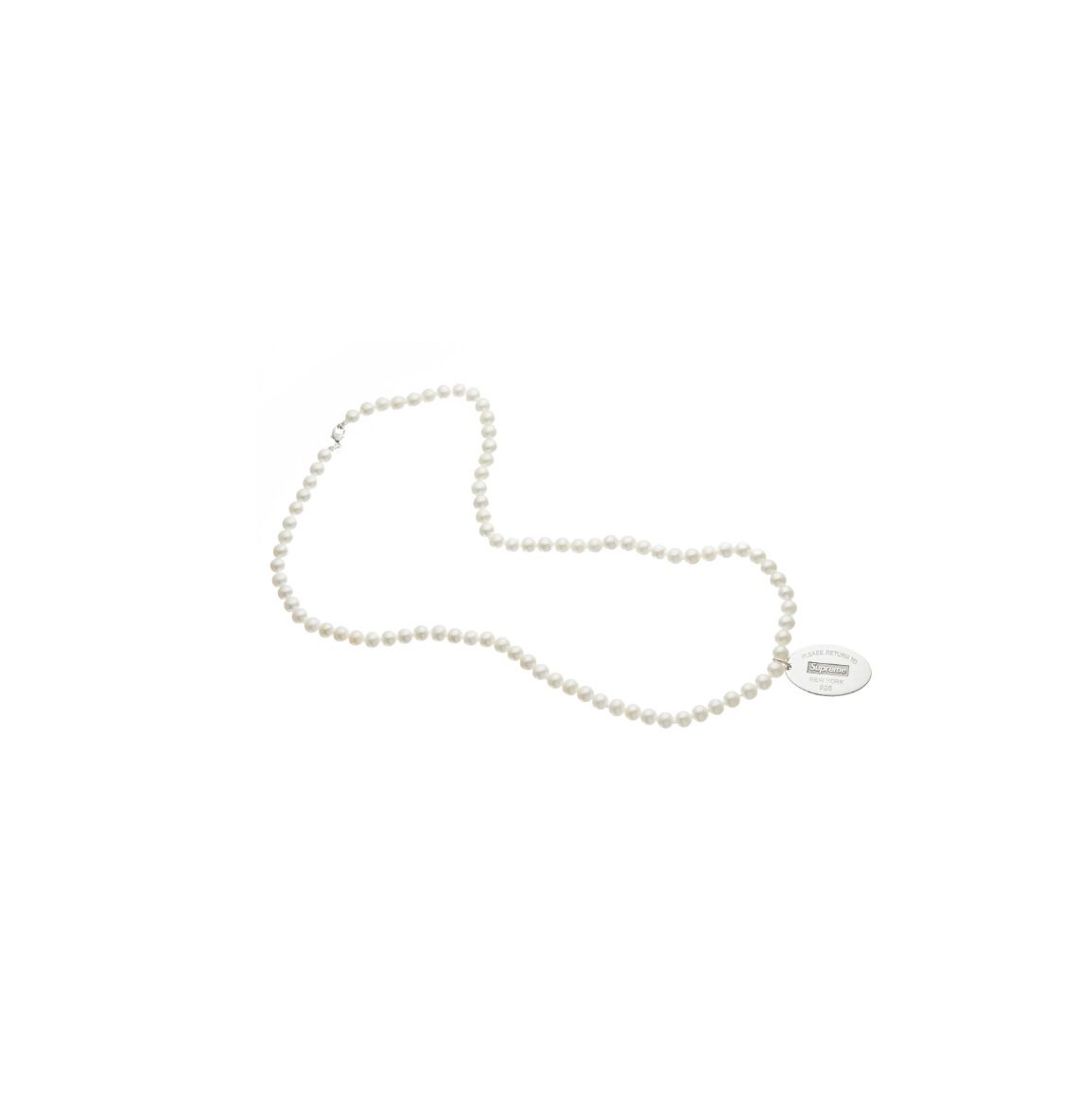 Supreme Tiffany Pearl Necklace
